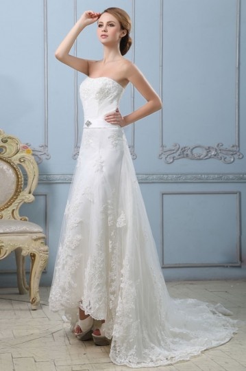Buy discount strapless wedding dresses UK 2015 online