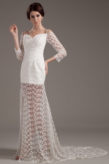 buy discount sexy lace wedding gowns UK 2015