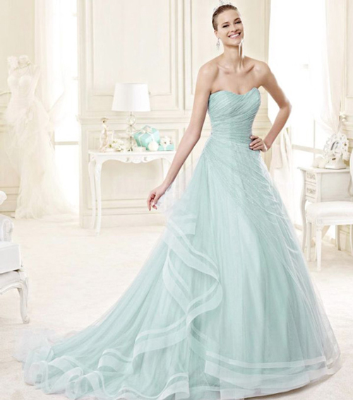 blue-wedding dress