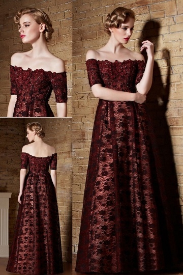buy cheap off the shoulder evening gowns online