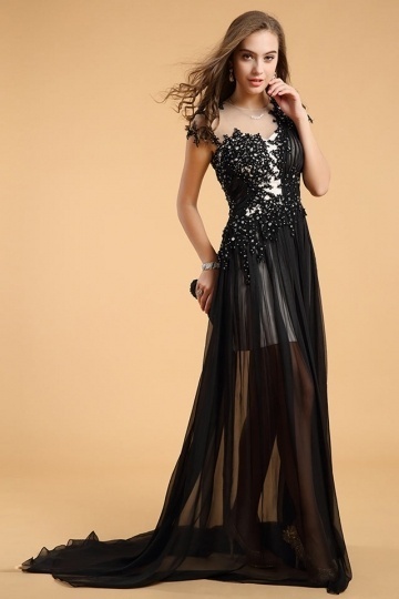 Buy discount black evening dresses Persun online