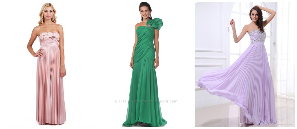 buy cheap pleated evening dresses online