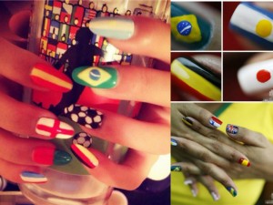 World Cup theme Nails