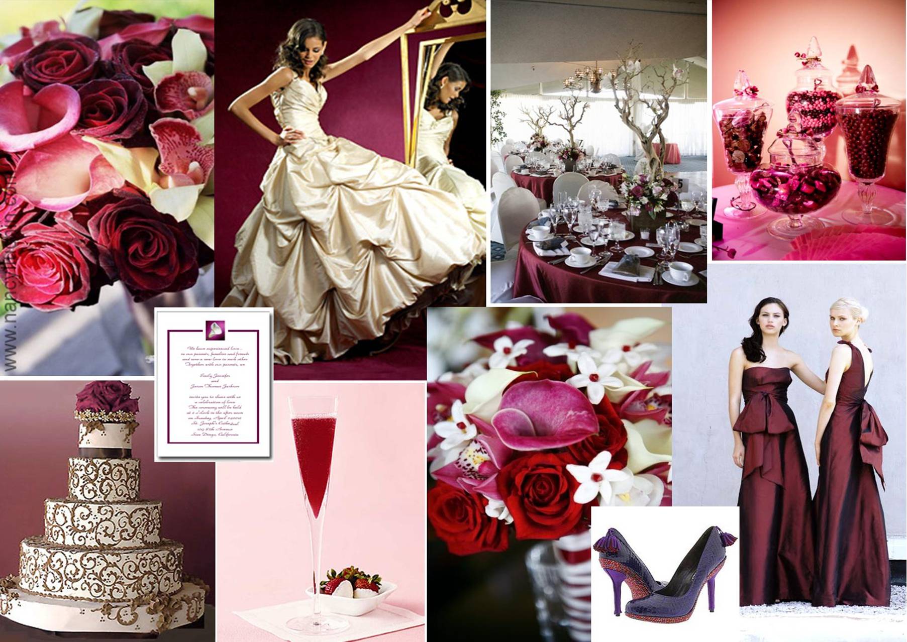 Burgundy-red-wedding