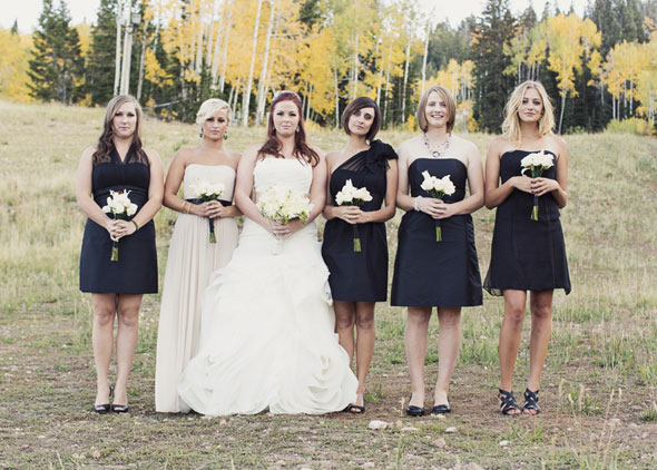 black Bridesmaid Dresses canada