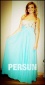 A line Strapless Beaded Chiffon Prom / Evening Dress