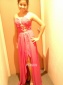 Strapless Sweetheart Beaded Asymmetric Chiffon Prom / Evening Dress