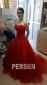 Ball Gown Sweetheart Feather Ruched Organza Wedding Dress