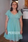 Pink Cap Sleeve Ruching Knee Length Chiffon Bridesmaid Dress