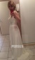 Pretty Empire V Neck Sleeveless Floor Length Court Wedding Dress