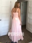 Elegant A Line V Neck Ruched Chiffon Empire Long Bridesmaid Dress