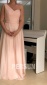 Simple Ruched One Shoulder Chiffon Long A Line Bridesmaid Dress